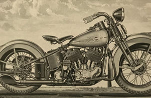 Vintage Harley−Davidson – B.T.F